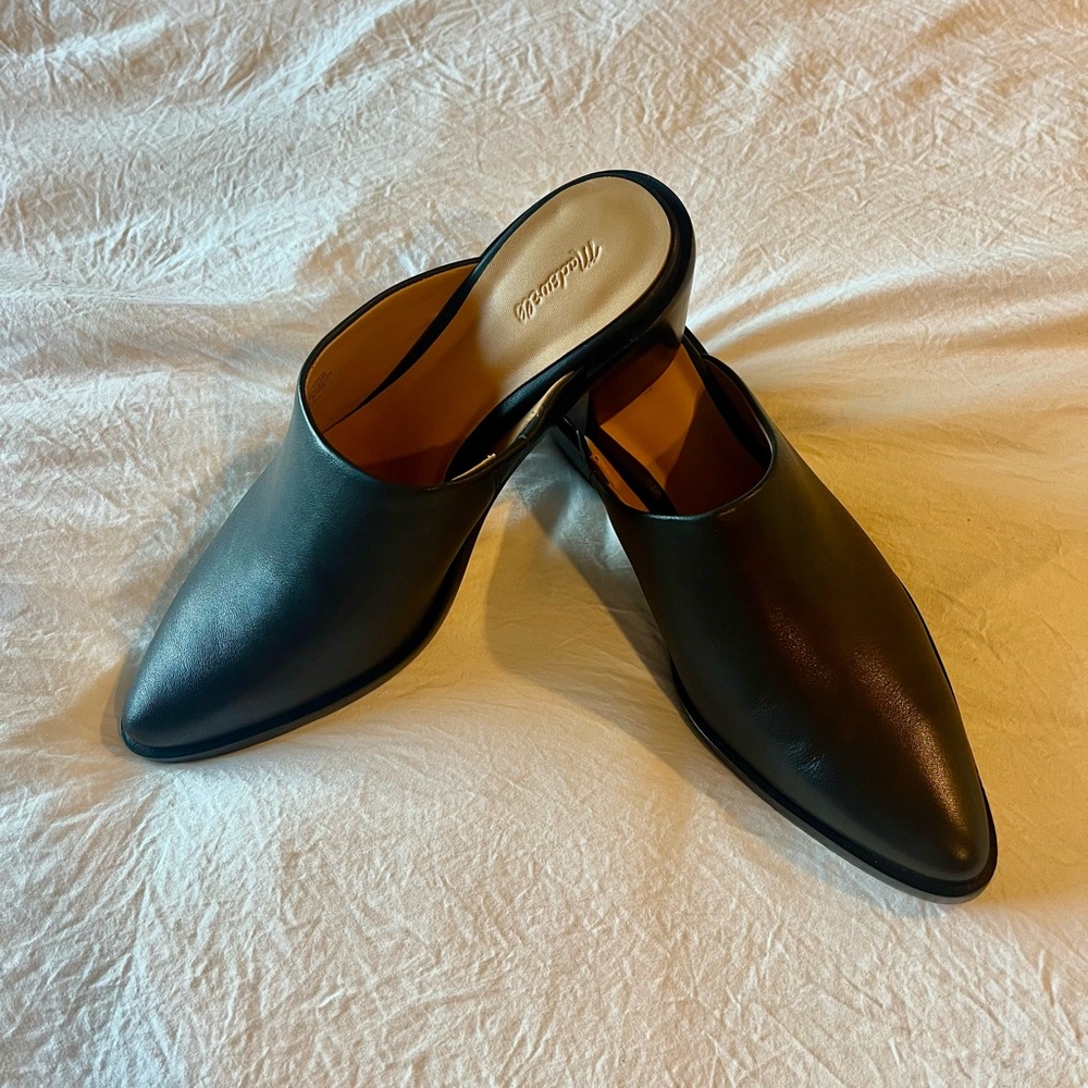 Leather Madewell Mules! New!